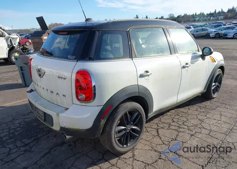 2013 Mini Countryman Cooper z USA, uszkodzony, nr VIN WMWZB3C53DWM09605